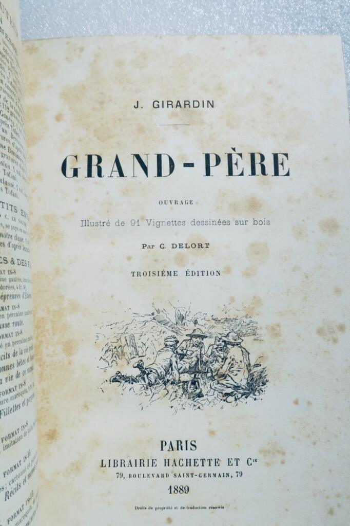 GIRARDIN J. GRAND&rsquo;PERE dessinées sur bois par C. Delort
