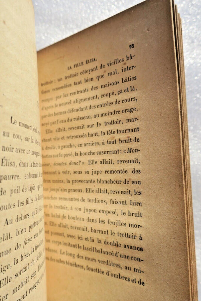 Goncourt (Edmond Huot de) La fille Elisa 1896