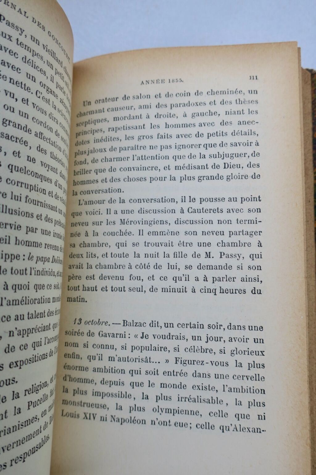 GONCOURT Edmond & Jules Mémoires de la vie littéraire EO