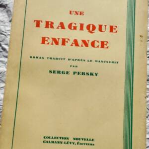 Gorki Maxime Une tragique enfance