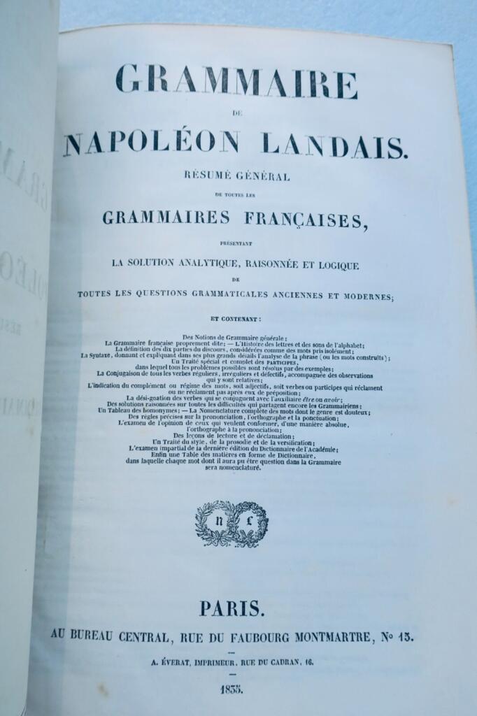Zusammenfassung der französischen Grammatik