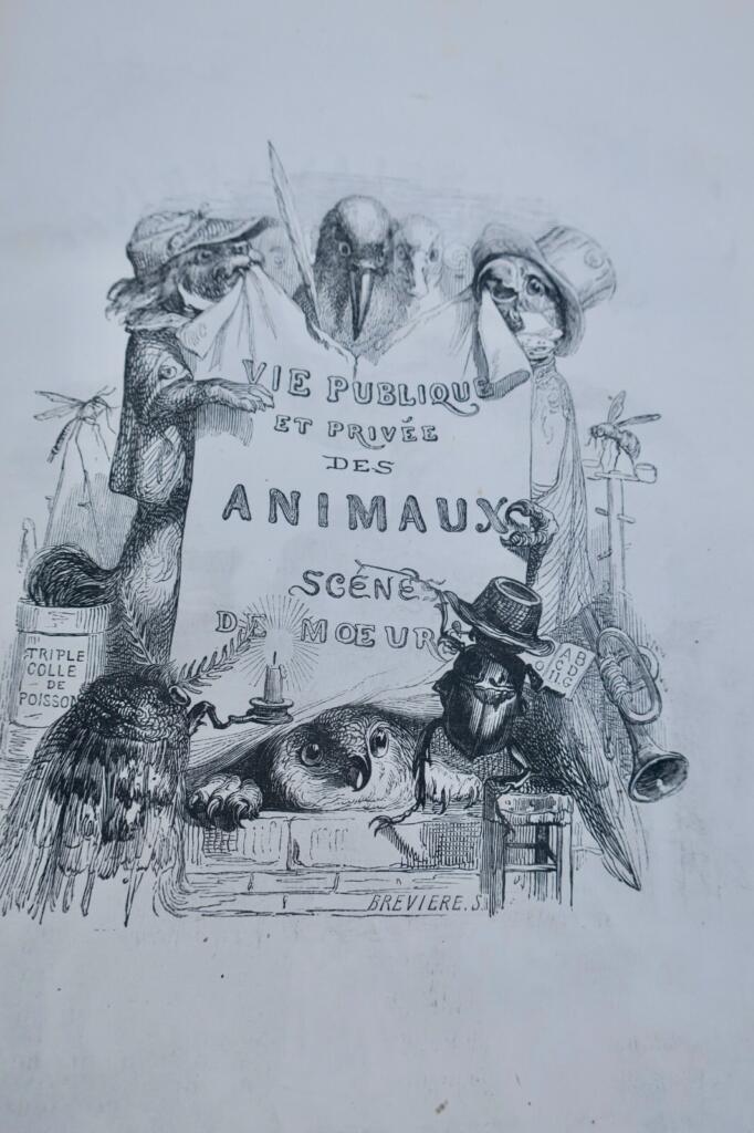Grandville’s Animal Satire in 1868 Hetzel Edition