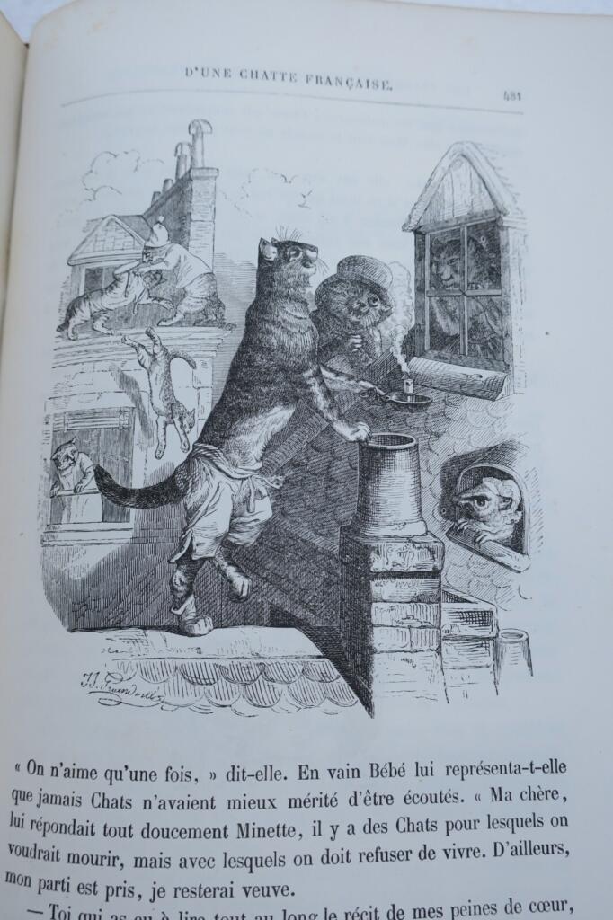 Grandville’s Animal Satire in 1868 Hetzel Edition