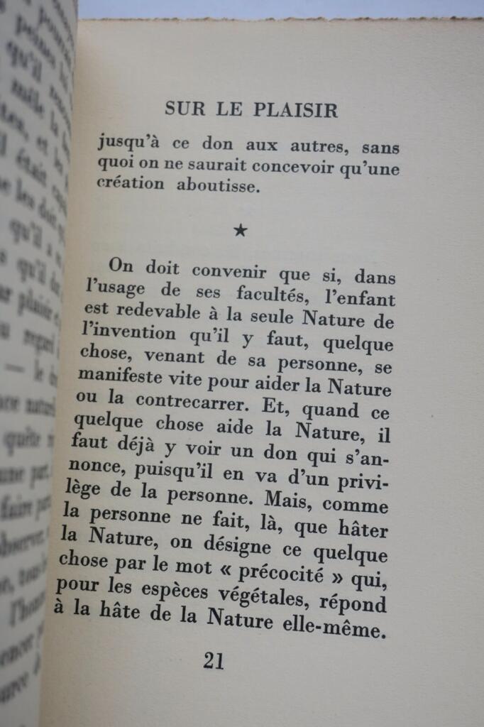 ベルナール・グラッセの快楽論 1954年献呈本