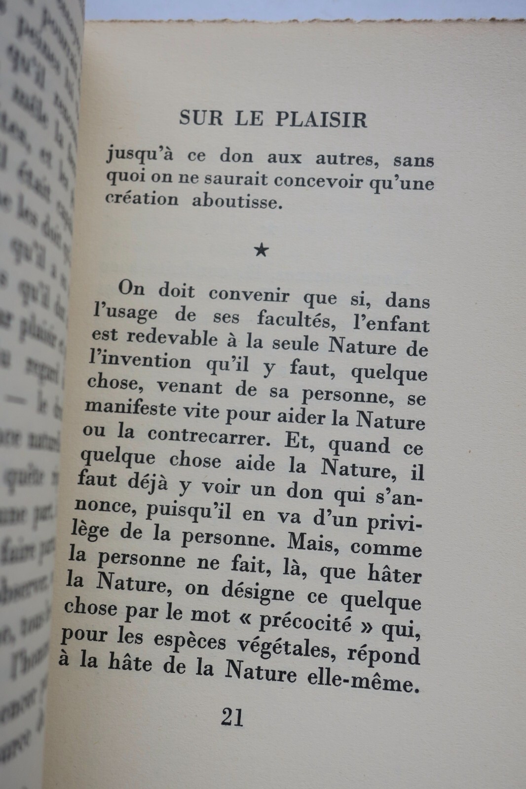 Grasset "Sur le Plaisir" Essai de Bernard GRASSET EO 1954 Envoi – Image 5