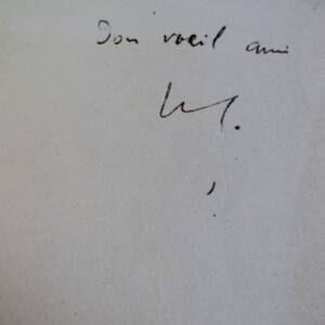 GRASSET UNE RENCONTRE PARIS, 1940, dédicace