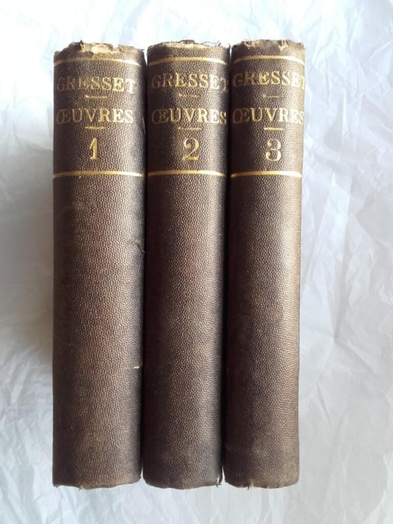 GRESSET OEUVRES DE GRESSET 1826