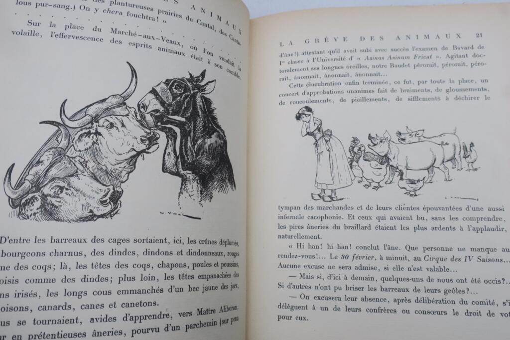 動物のストライキの図解
