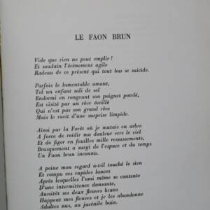 Guéguen La Chasse du Faon rose + dédicace