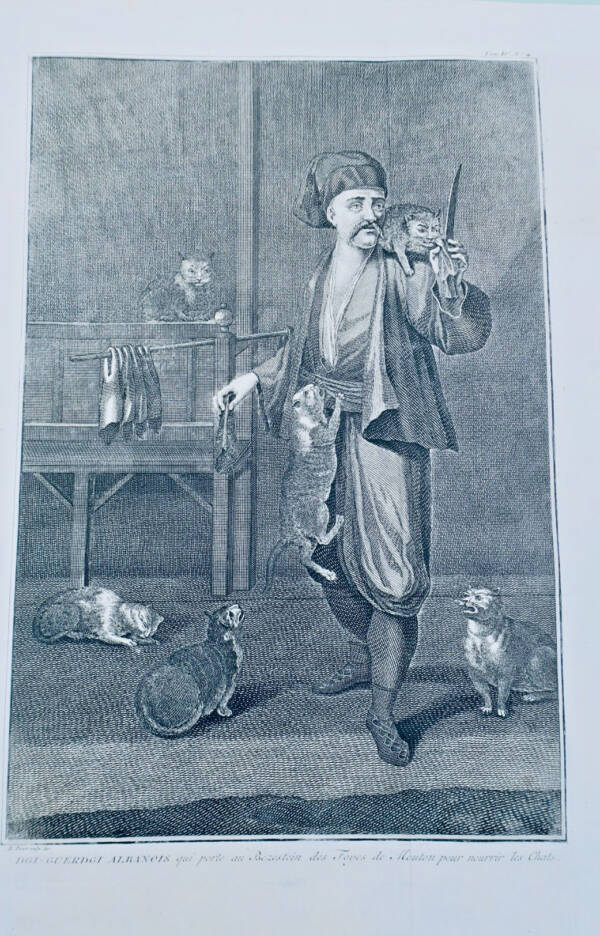Guerdgi Albanois qui porte au Bezestein des Foyes de Mouton pour nourrir les cha