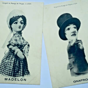 guignol du passage de l'argue LYON Madelon et Gnafon