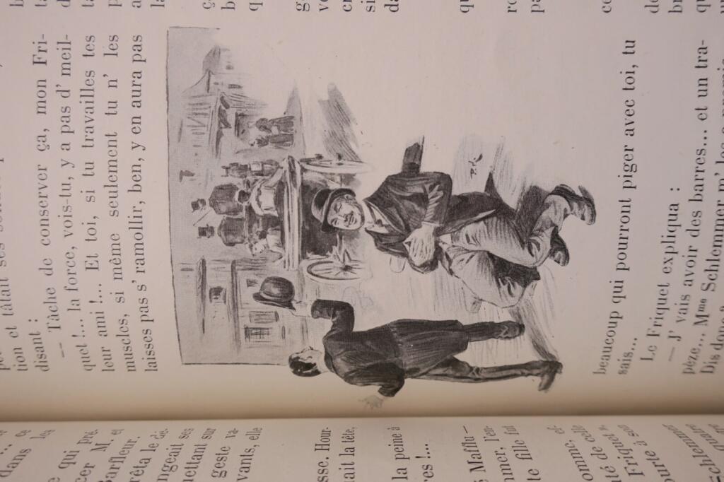 French literary tales with romantic illustrations