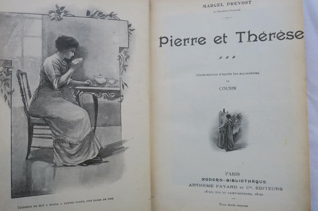 French literary tales with romantic illustrations