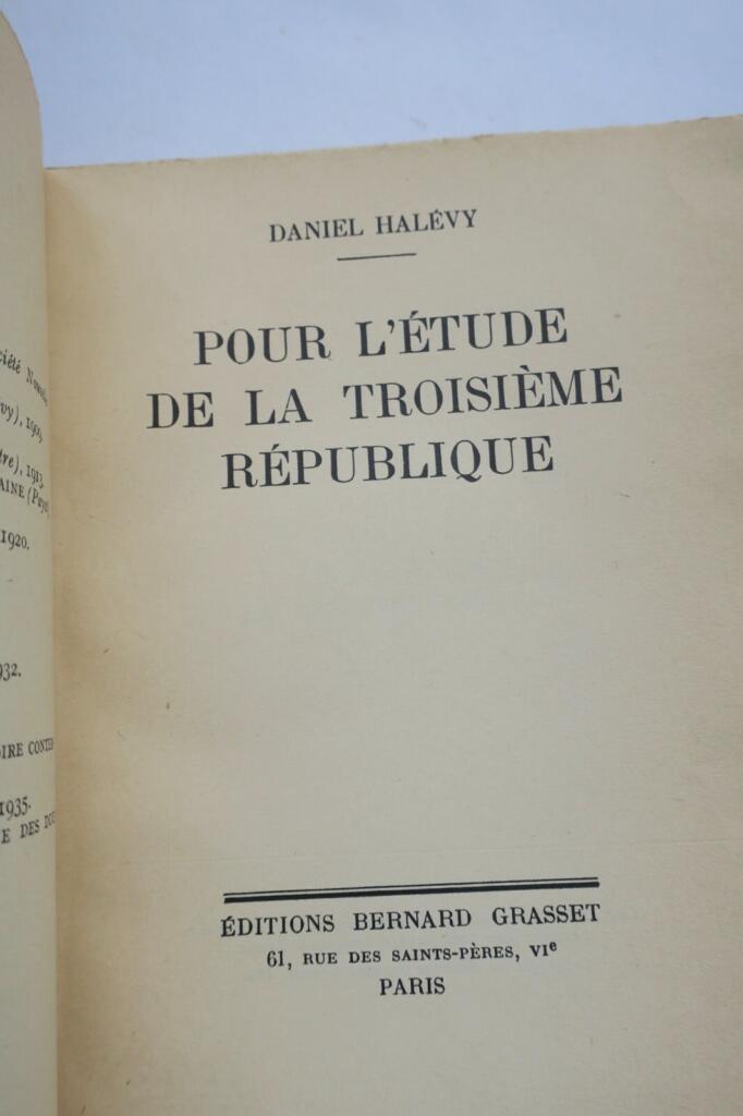 Analysis of the Third Republic