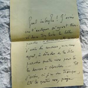 Halevy Lettre autographe