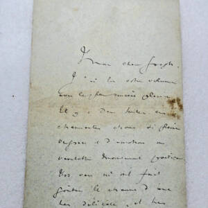 Halévy Lettre autographe