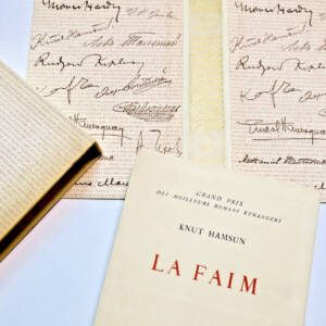 HAMSUN KNUT LA FAIM Lithographie originale de Vlaminck