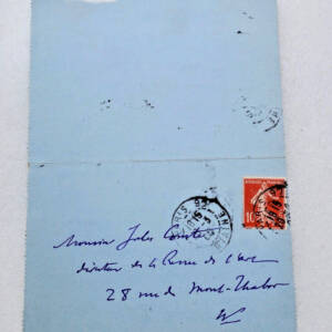 Hanotaux belle lettre autographe