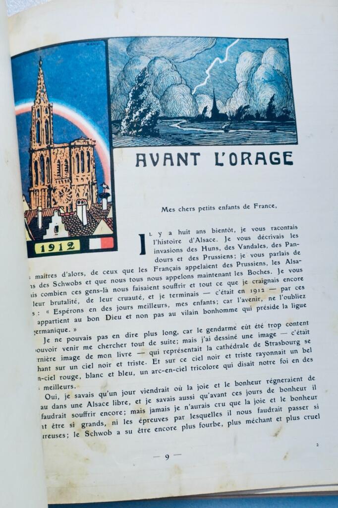 Eine fröhliche Darstellung von Elsass