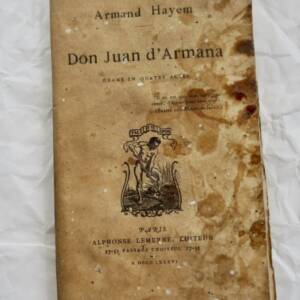 Hayem don Juan d'armana Lemerre 1886