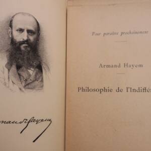 Hayem DUMAS Oeuvres posthumes. Vérité & apparences 1891
