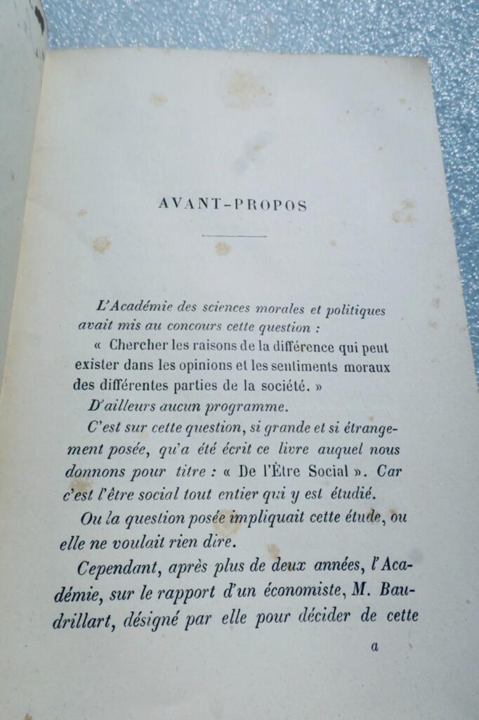 Social Being - First Edition with Author's Inscription