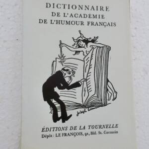 Hémard Dictionnaire de l'Académie de l'humour français 1934