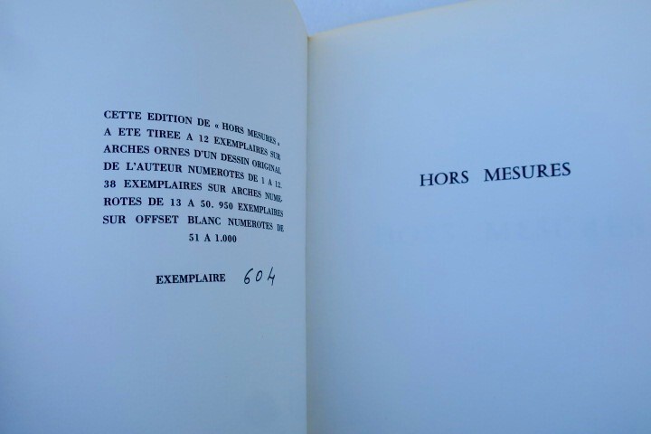 Henry (Maurice) Hors Mesures Eric Losfeld 1969 – Image 7
