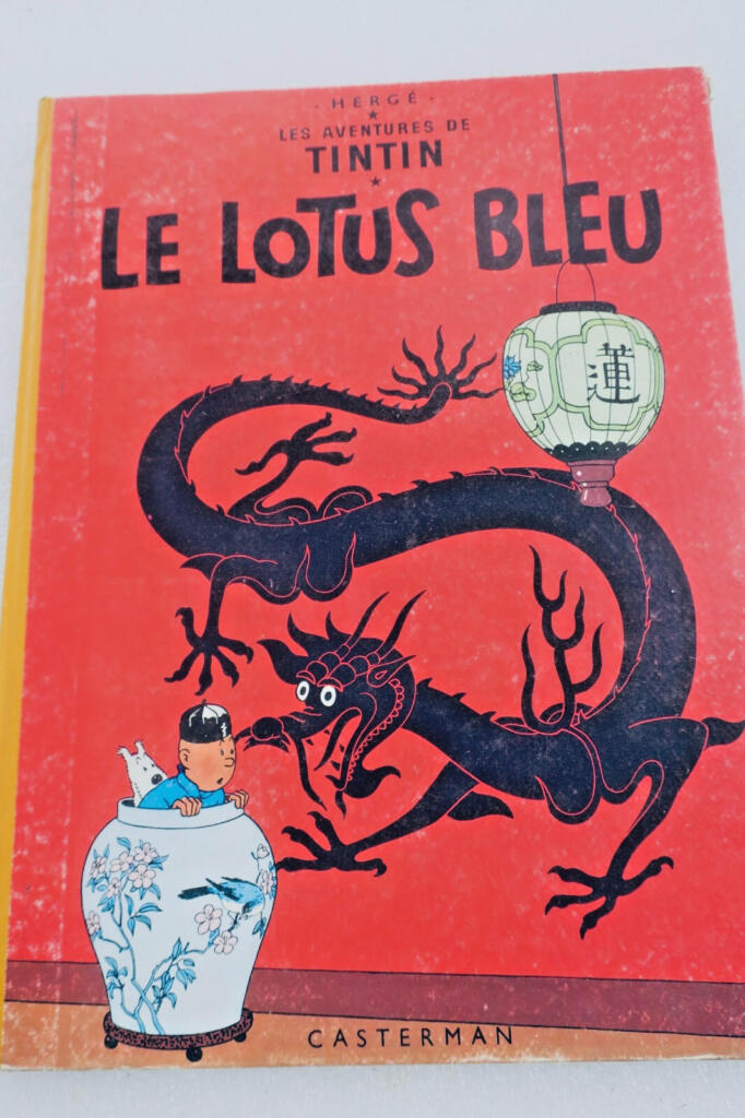 Herge LES AVENTURES DE TINTIN, LE LOTUS BLEU Casterman