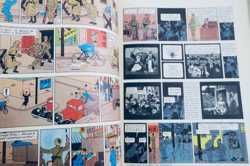 Herge LES AVENTURES DE TINTIN, LE LOTUS BLEU Casterman