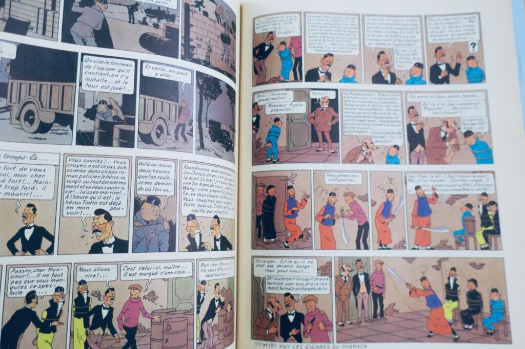 Herge LES AVENTURES DE TINTIN, LE LOTUS BLEU Casterman