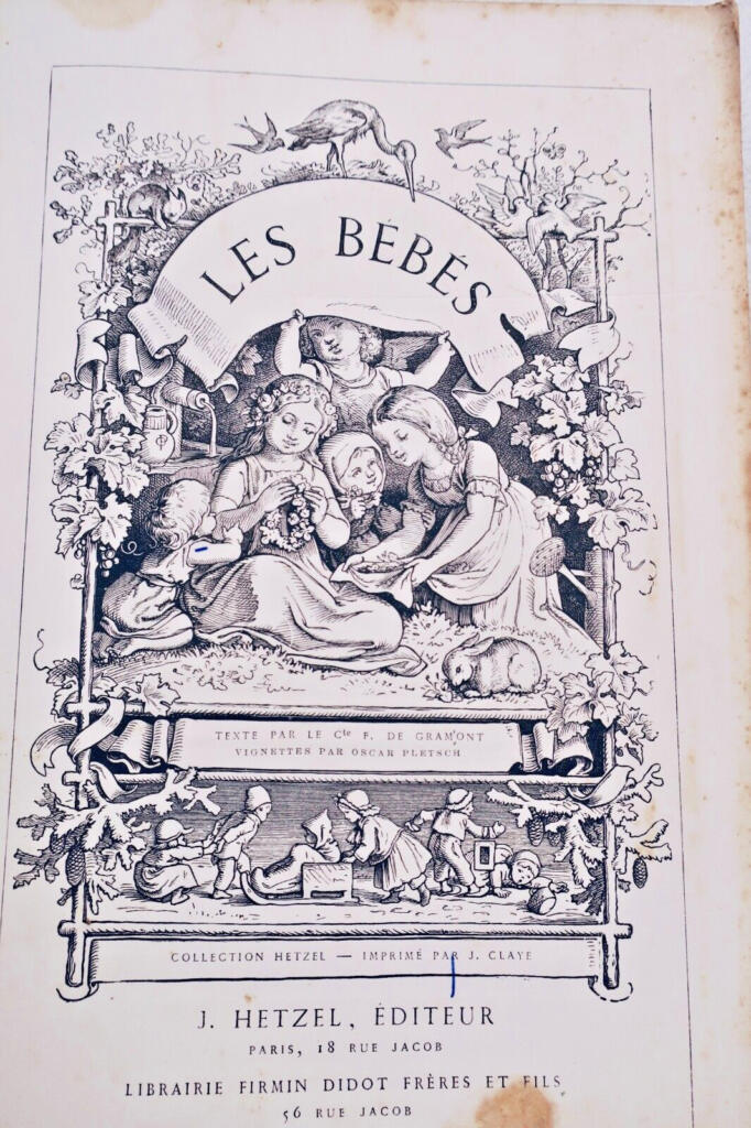 Hetzel GRAMONT Vignettes par PLETSCH (Oscar) Les Bébés