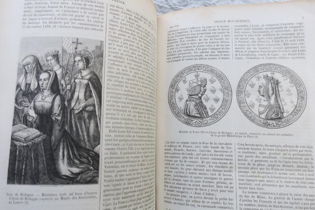 Umfassende französische Geschichte mit Illustrationen