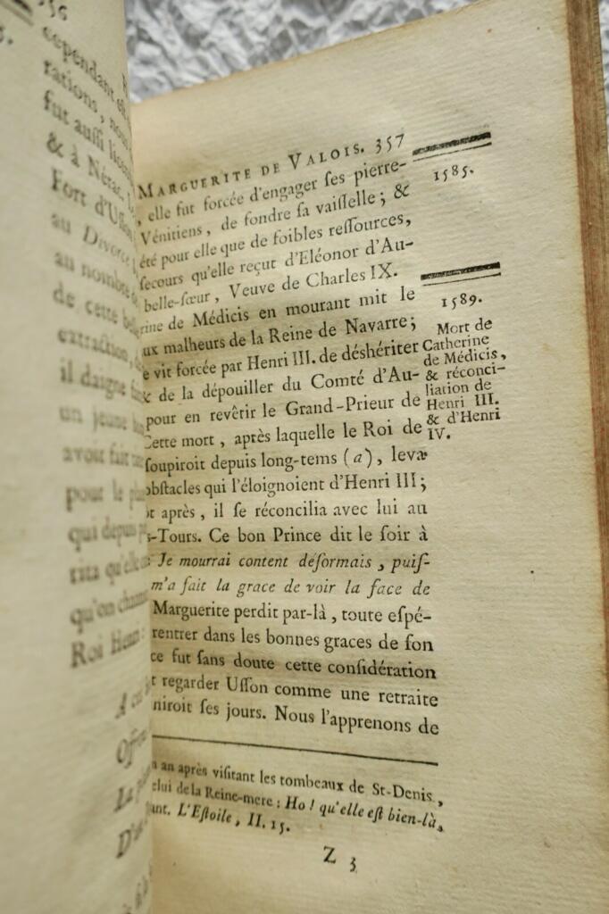 Leben der Königin Marguerite von Valois, erste Ehefrau Heinrichs IV.