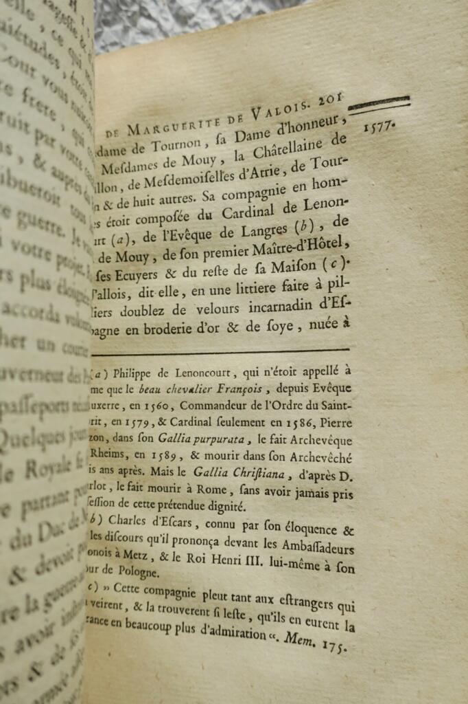Leben der Königin Marguerite von Valois, erste Ehefrau Heinrichs IV.