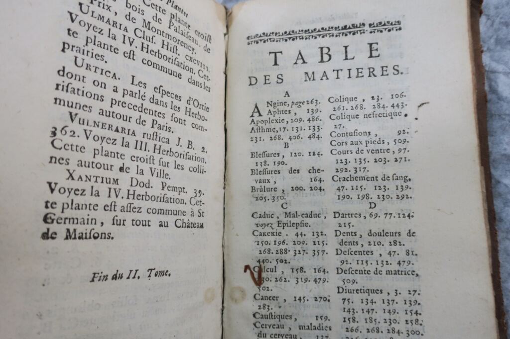 Botanische Studie zur Pariser Flora des 18. Jahrhunderts