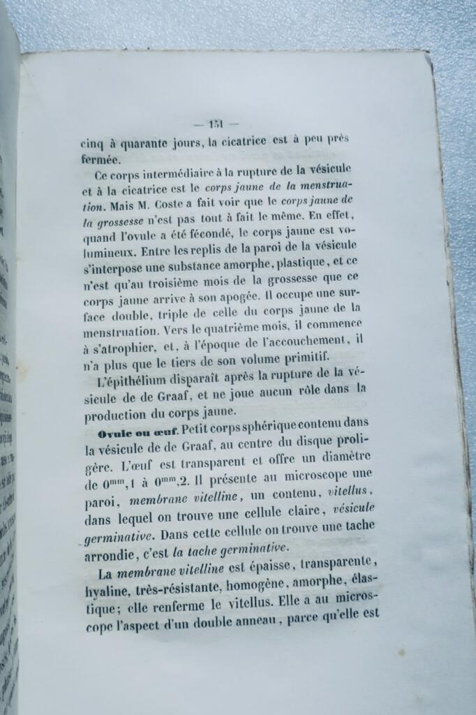 Elementary Histology Treatise 1863 with author's dedication