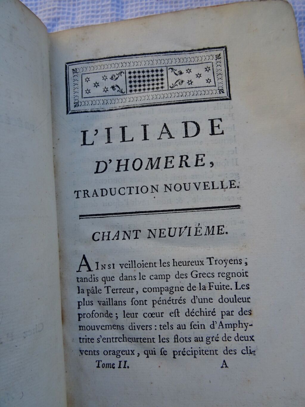 Homère Bitaube L’Iliade d’Homere 1764