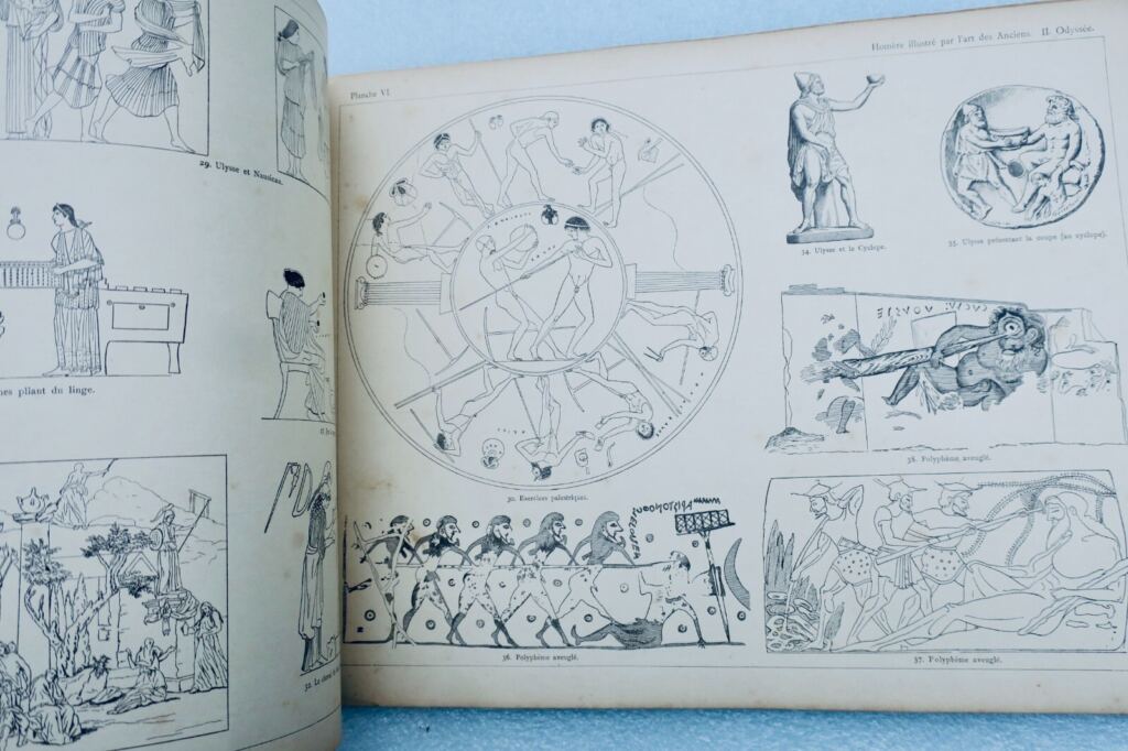 Homer’s legacy through ancient art illustrations