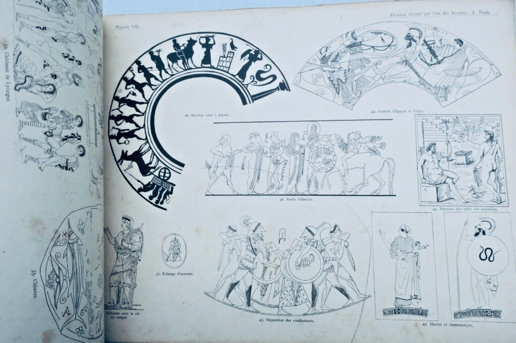 Homer’s legacy through ancient art illustrations