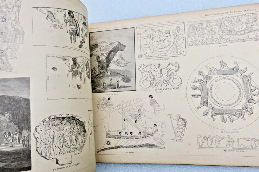 Homer’s legacy through ancient art illustrations