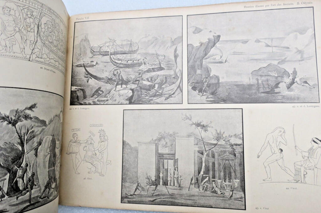 Homer’s legacy through ancient art illustrations