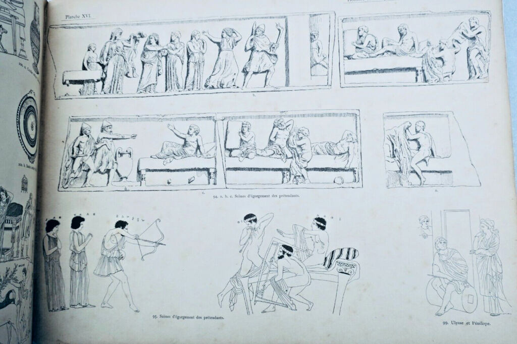 Homer’s legacy through ancient art illustrations