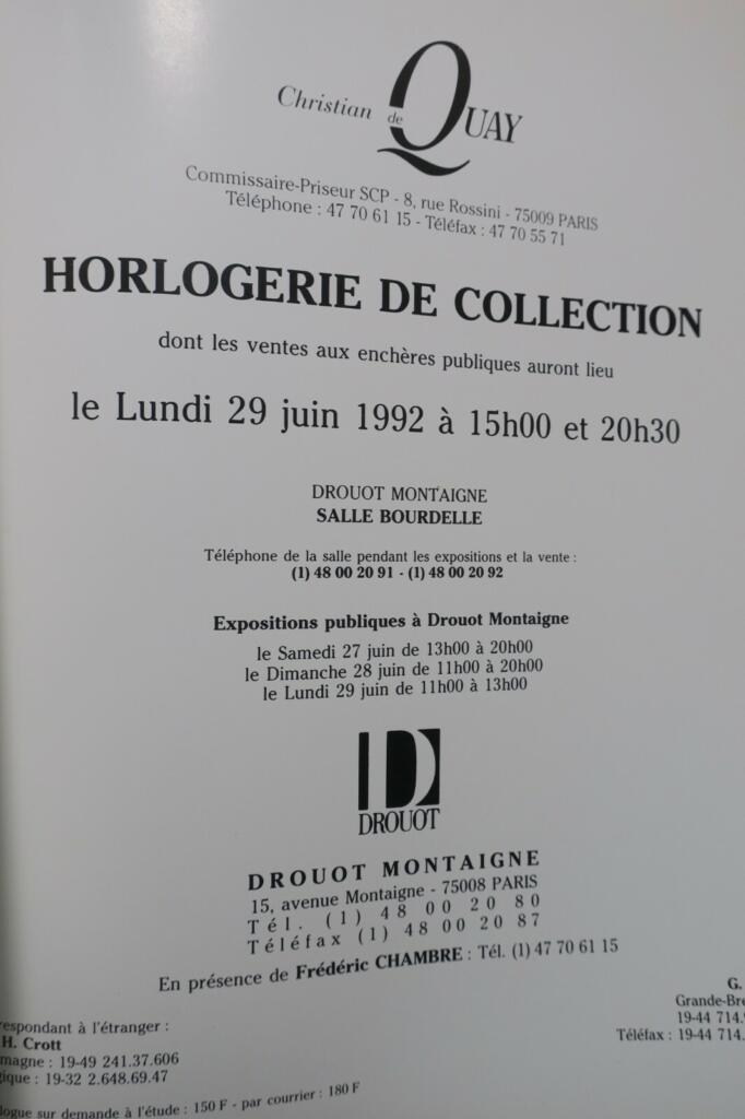 Collection of Timepieces Auction