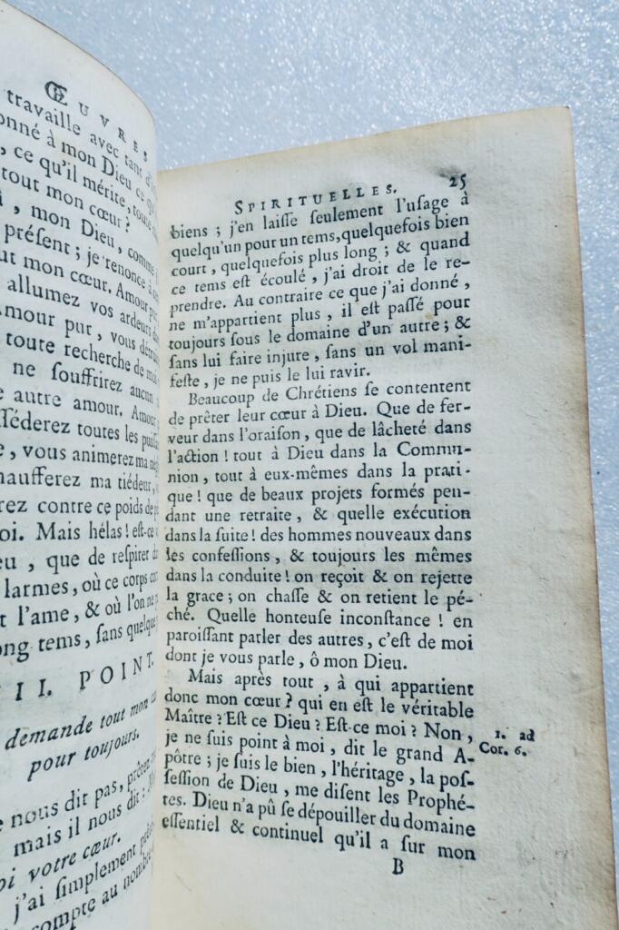 Huby (Vincent, Père) Oeuvres spirituelles du Père Vincent Huby 1758