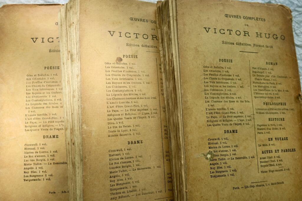 Epic poetry collection in three volumes