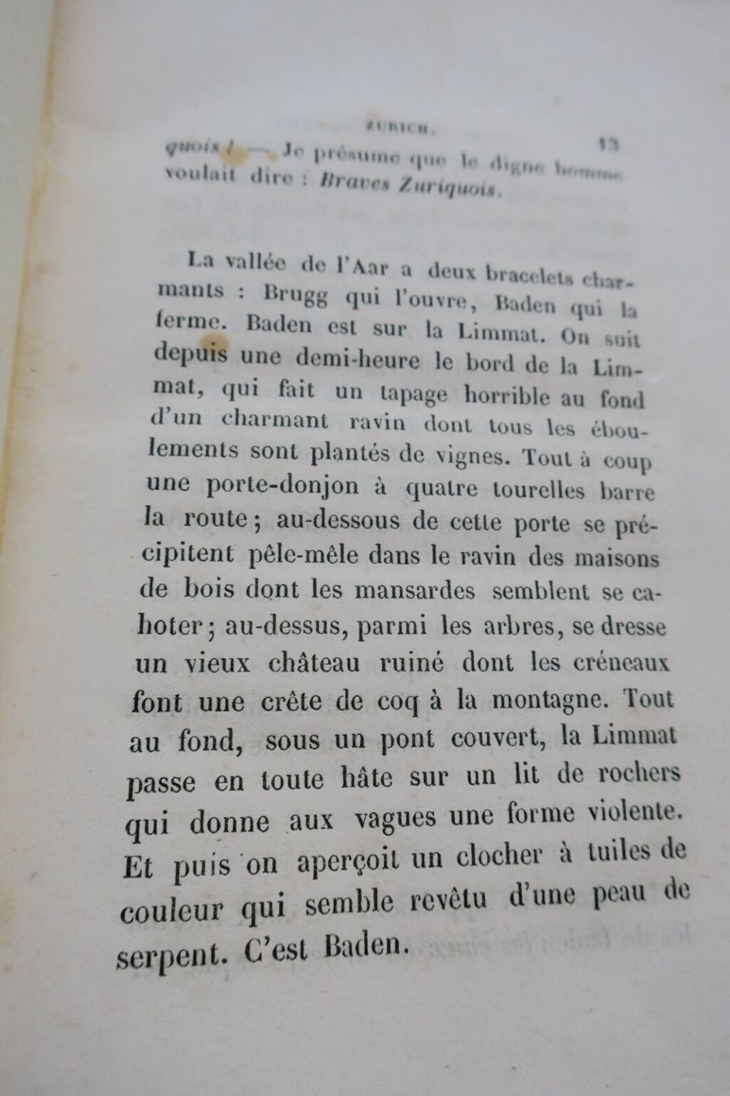 HUGO Victor Le Rhin – Lettres à un ami 1845