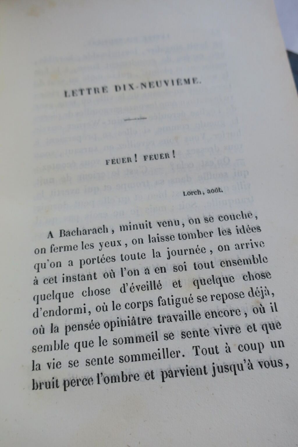 HUGO Victor Le Rhin – Lettres à un ami 1845
