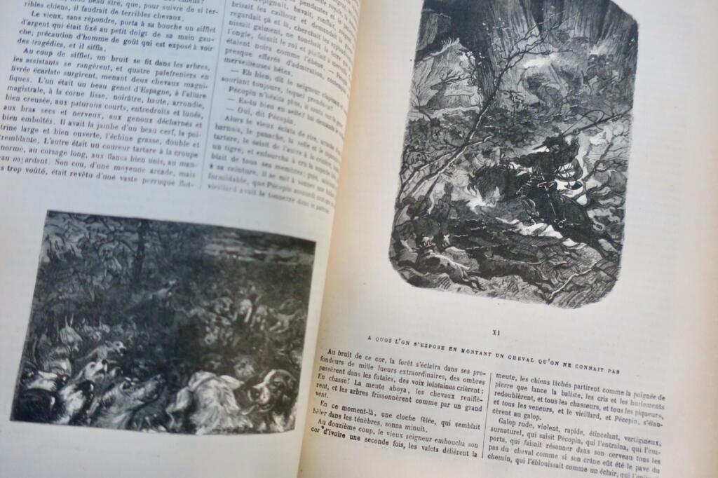 Illustrierte Arbeit von Victor Hugo