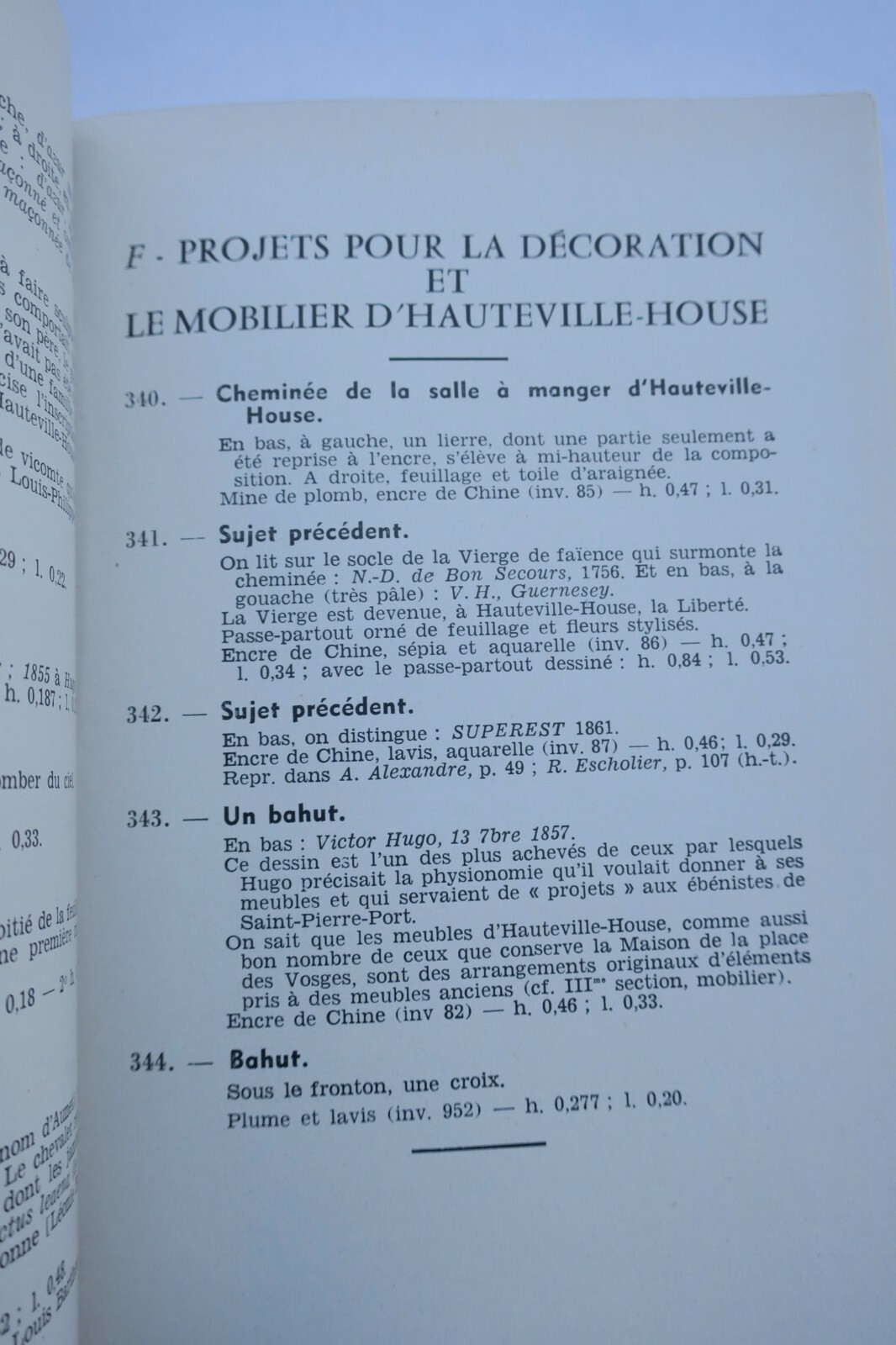 Hugo VILLE DE PARIS Maison de Victor Hugo. Catalogue 1957 – Image 3